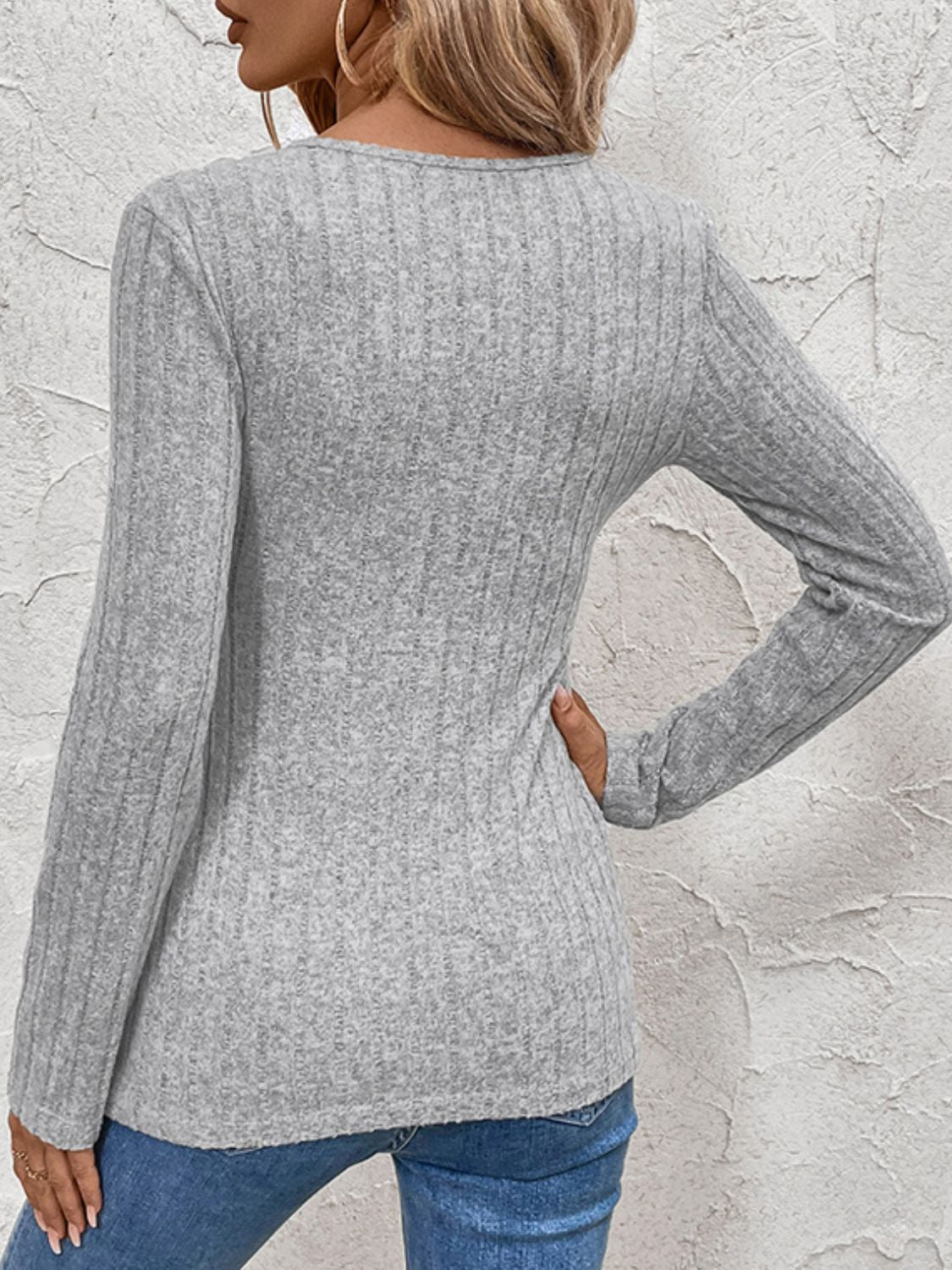 Perfect Surplice Long Sleeve T-Shirt