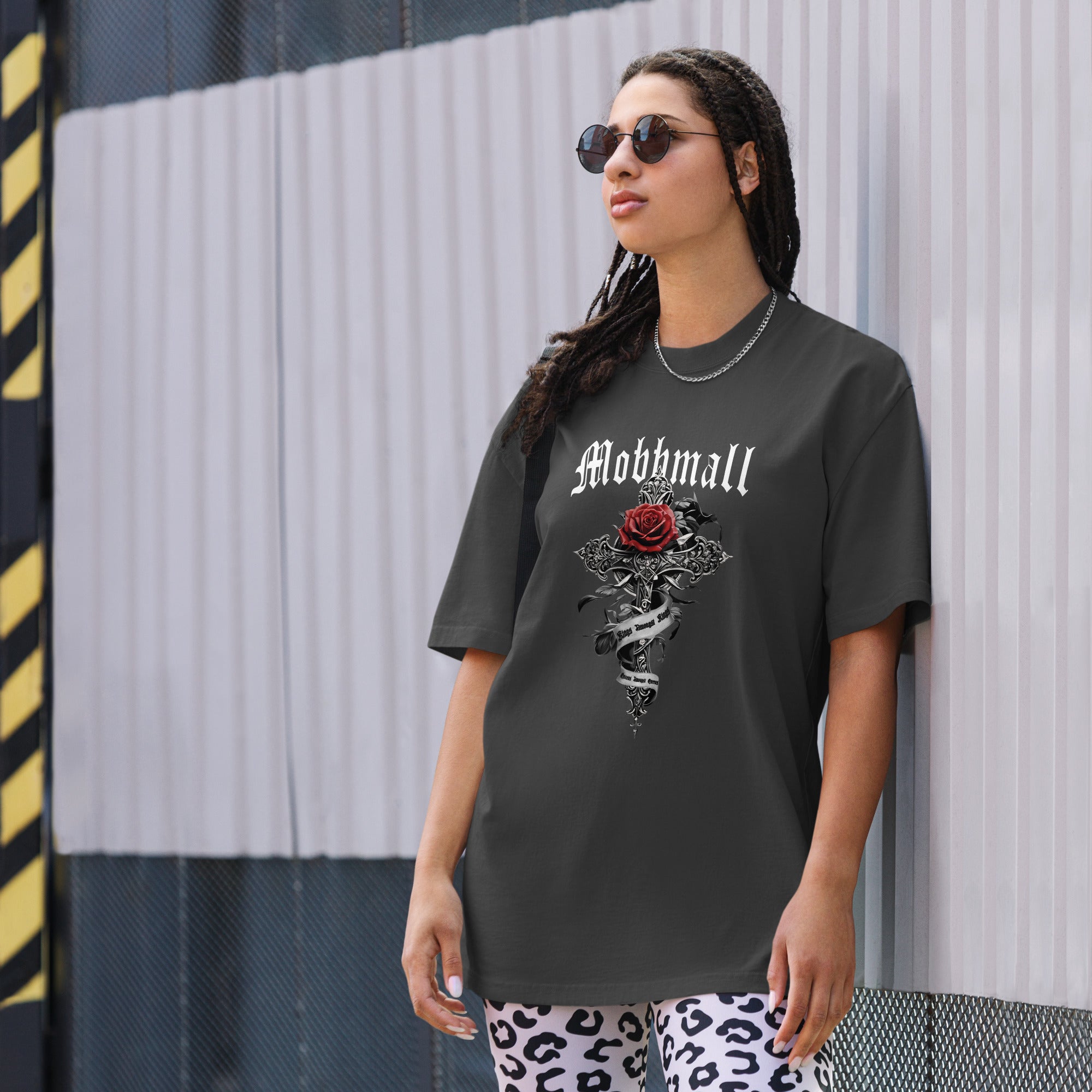 MobbMall Oversized faded t-shirt