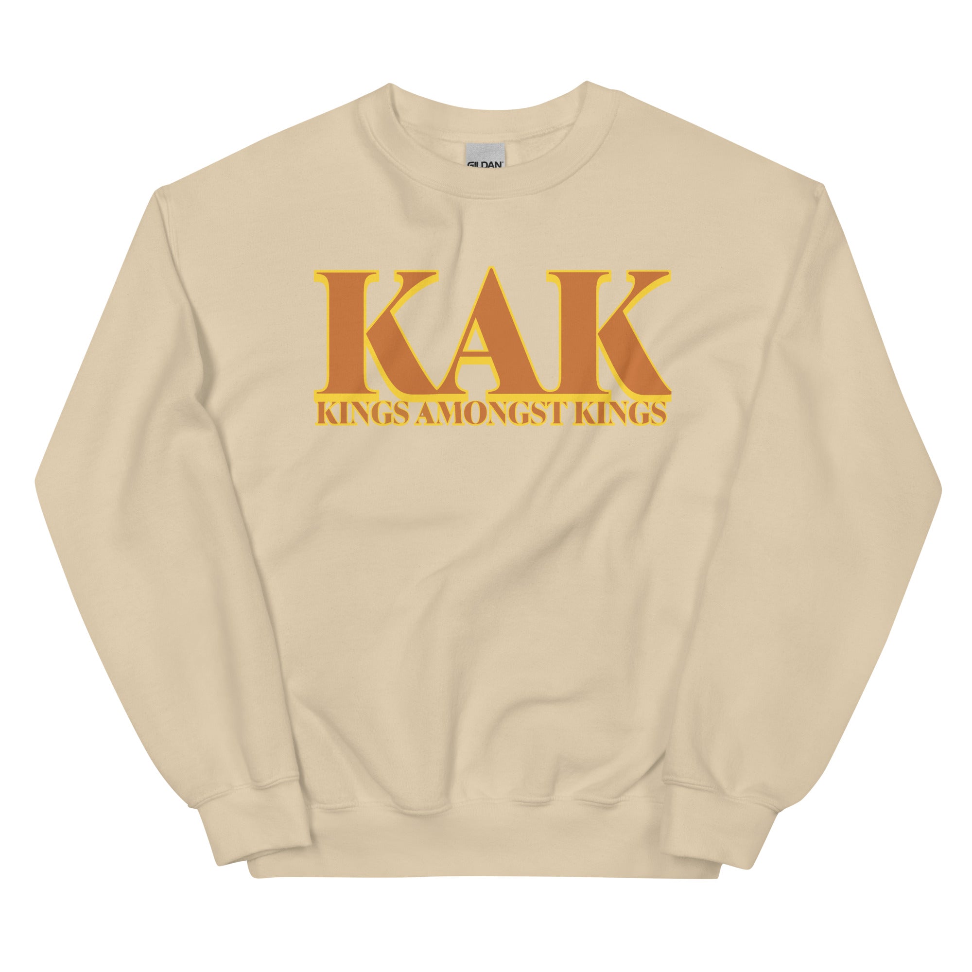 Gold and brown Unisex Sweatshirt