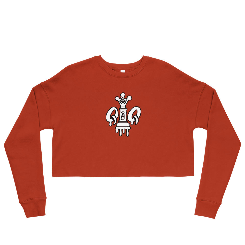 Queens Amongst Queens Crop Sweatshirt