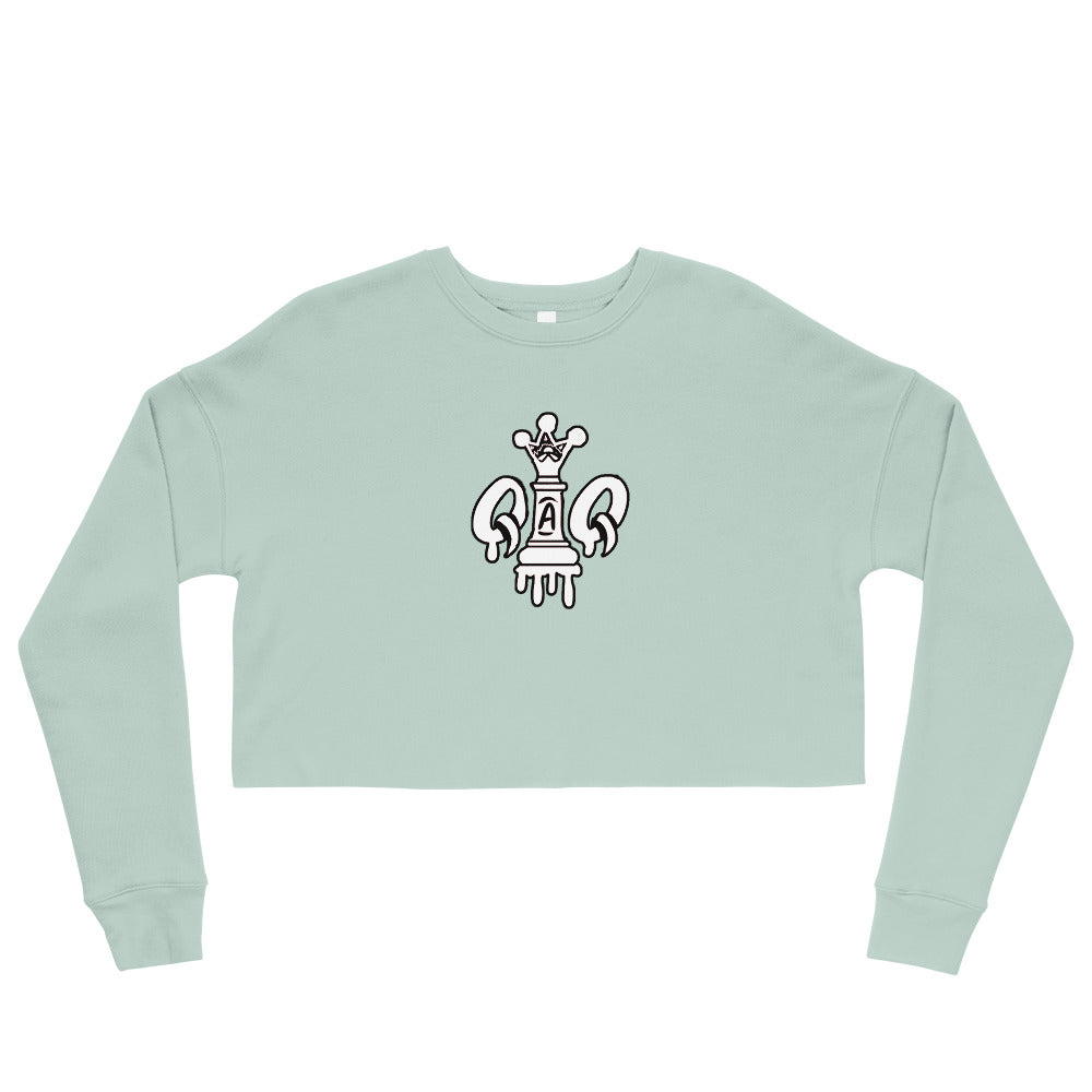 Queens Amongst Queens Crop Sweatshirt