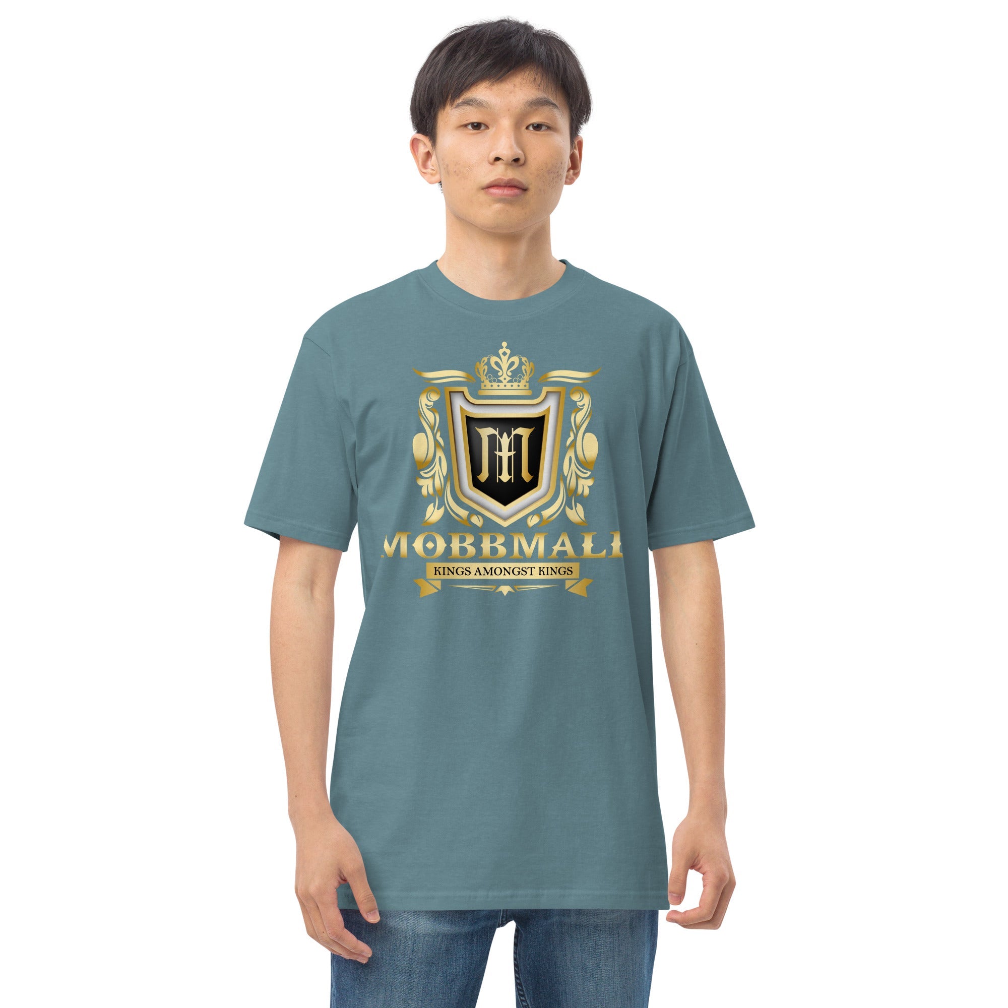 Kings amongst Kings Men’s premium heavyweight tee - MobbMall