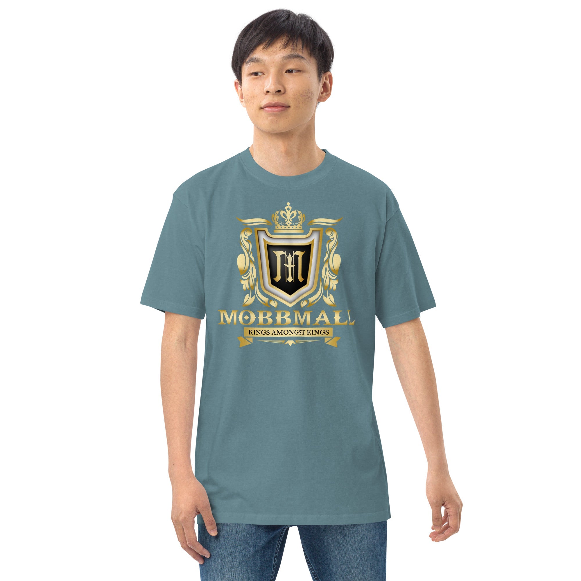 Kings amongst Kings Men’s premium heavyweight tee - MobbMall