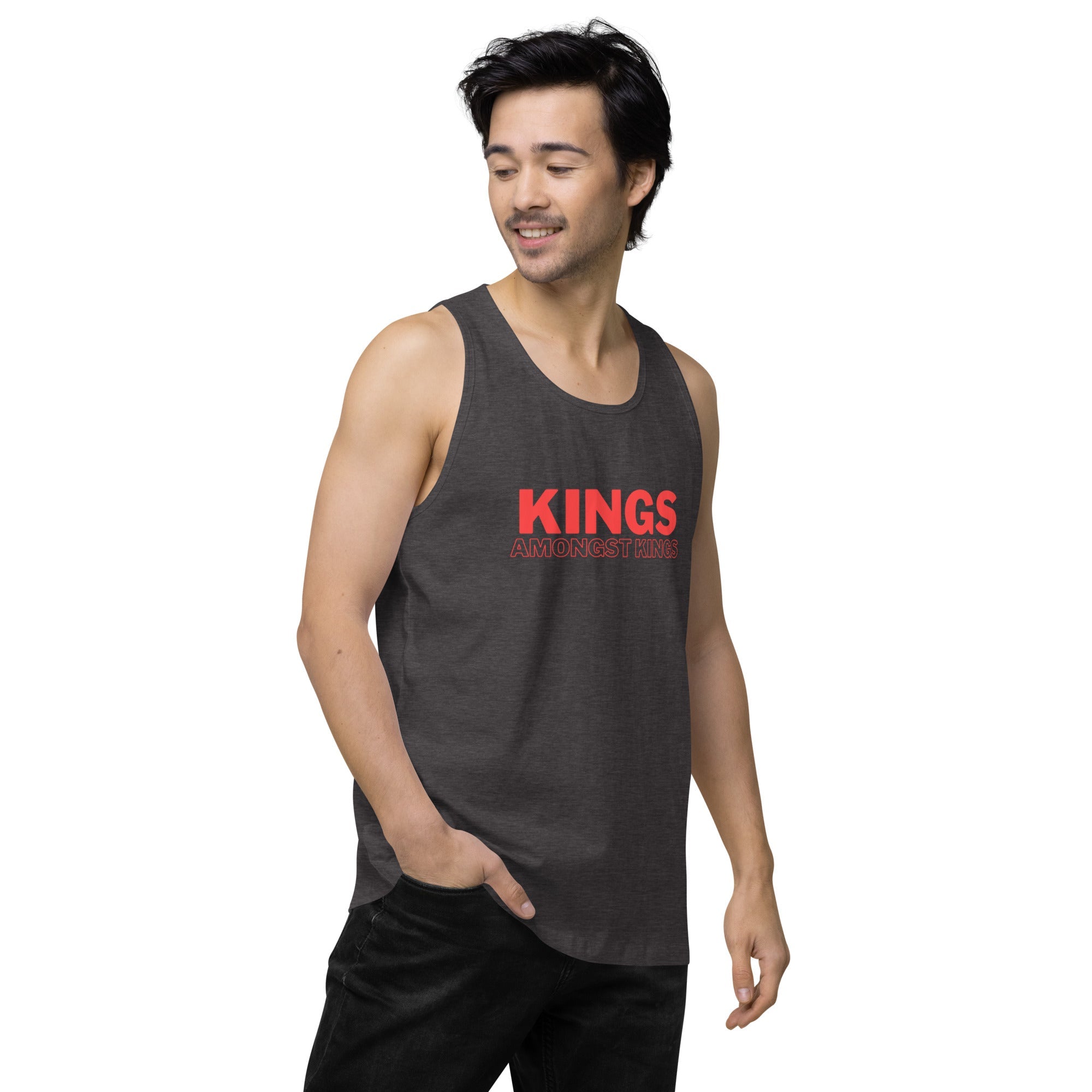 KINGS AMONGST KINGS Men’s premium tank top - MobbMall