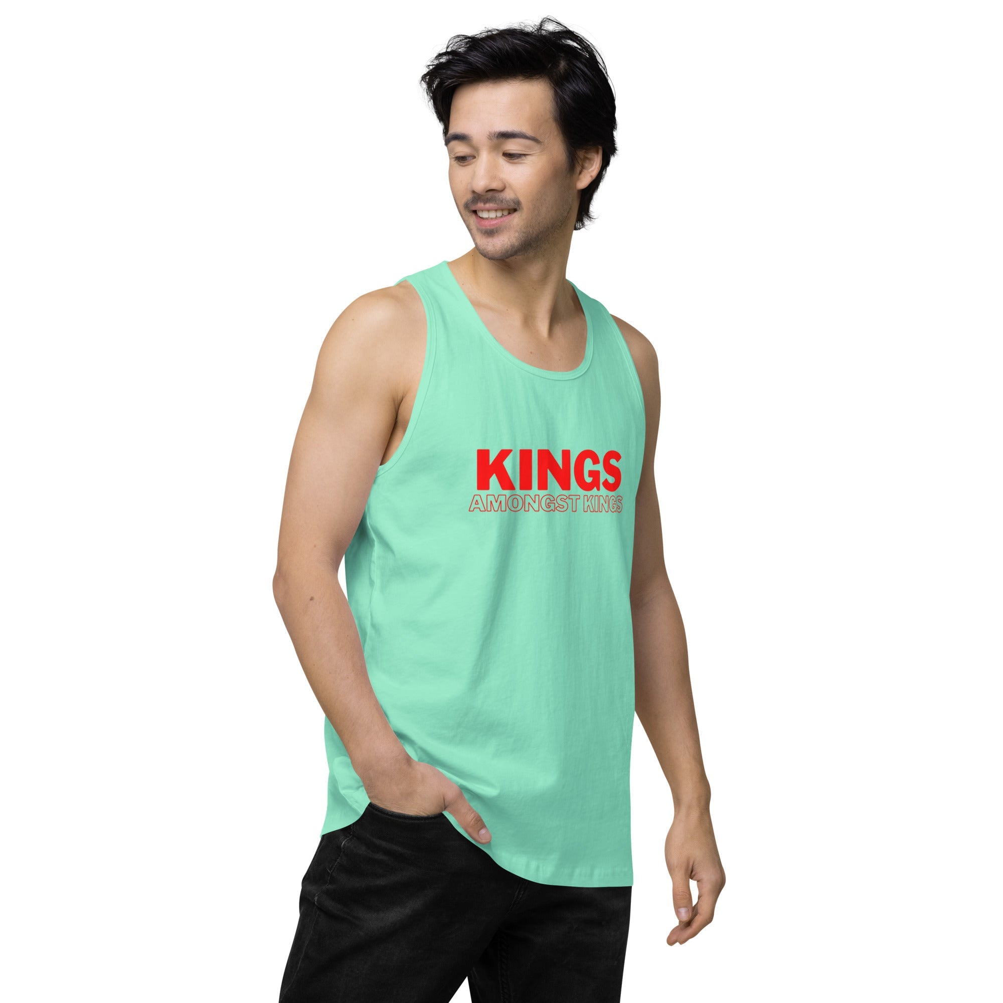 KINGS AMONGST KINGS Men’s premium tank top - MobbMall