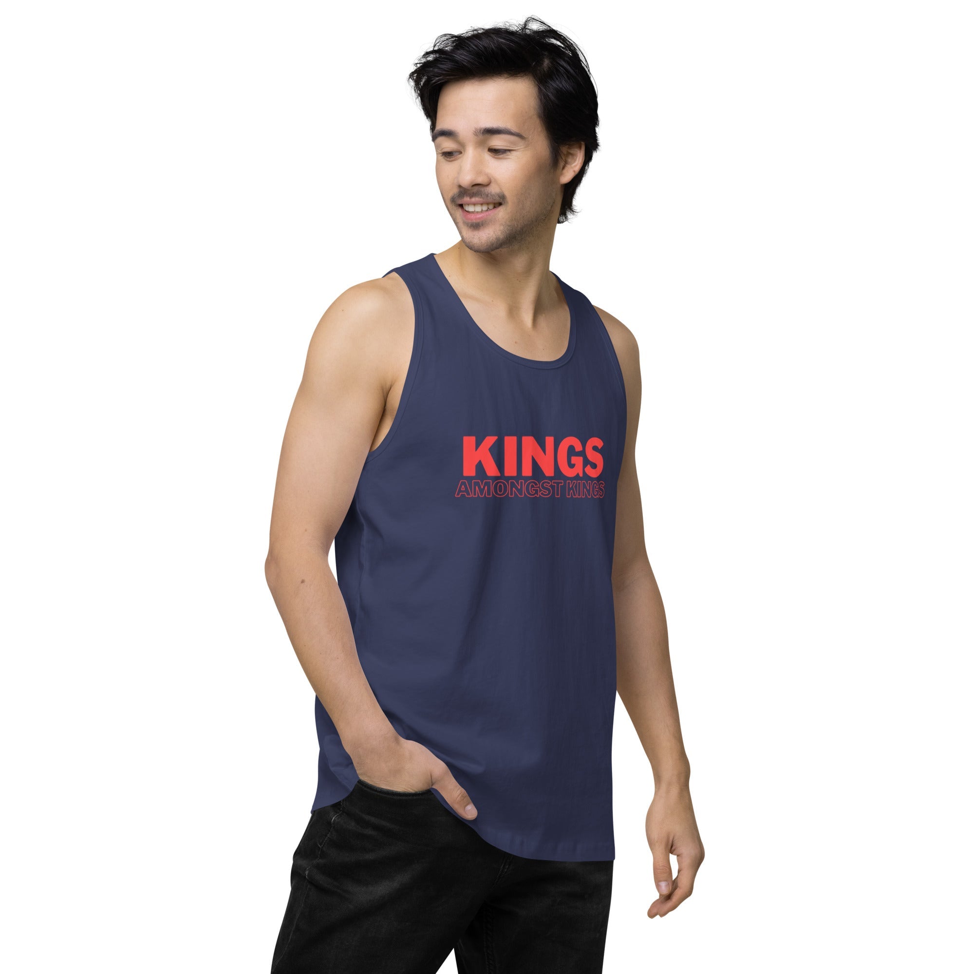 KINGS AMONGST KINGS Men’s premium tank top - MobbMall