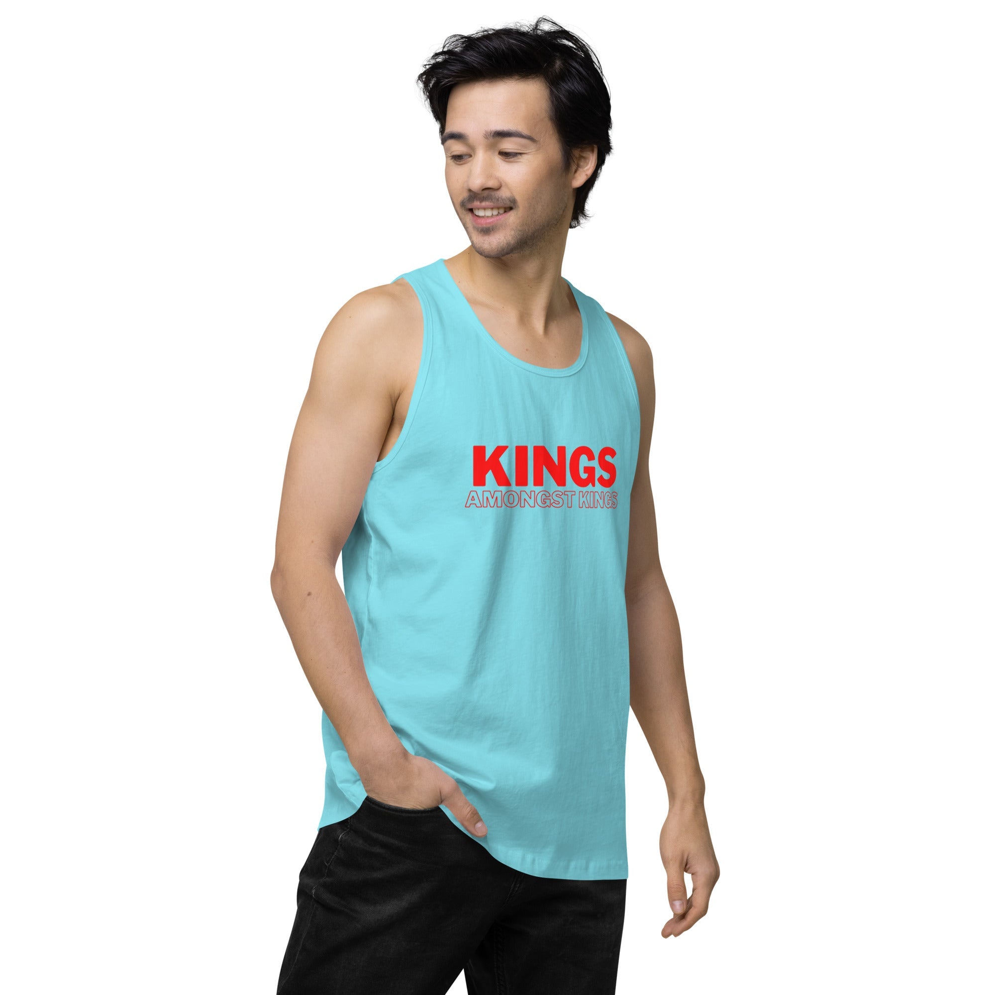 KINGS AMONGST KINGS Men’s premium tank top - MobbMall