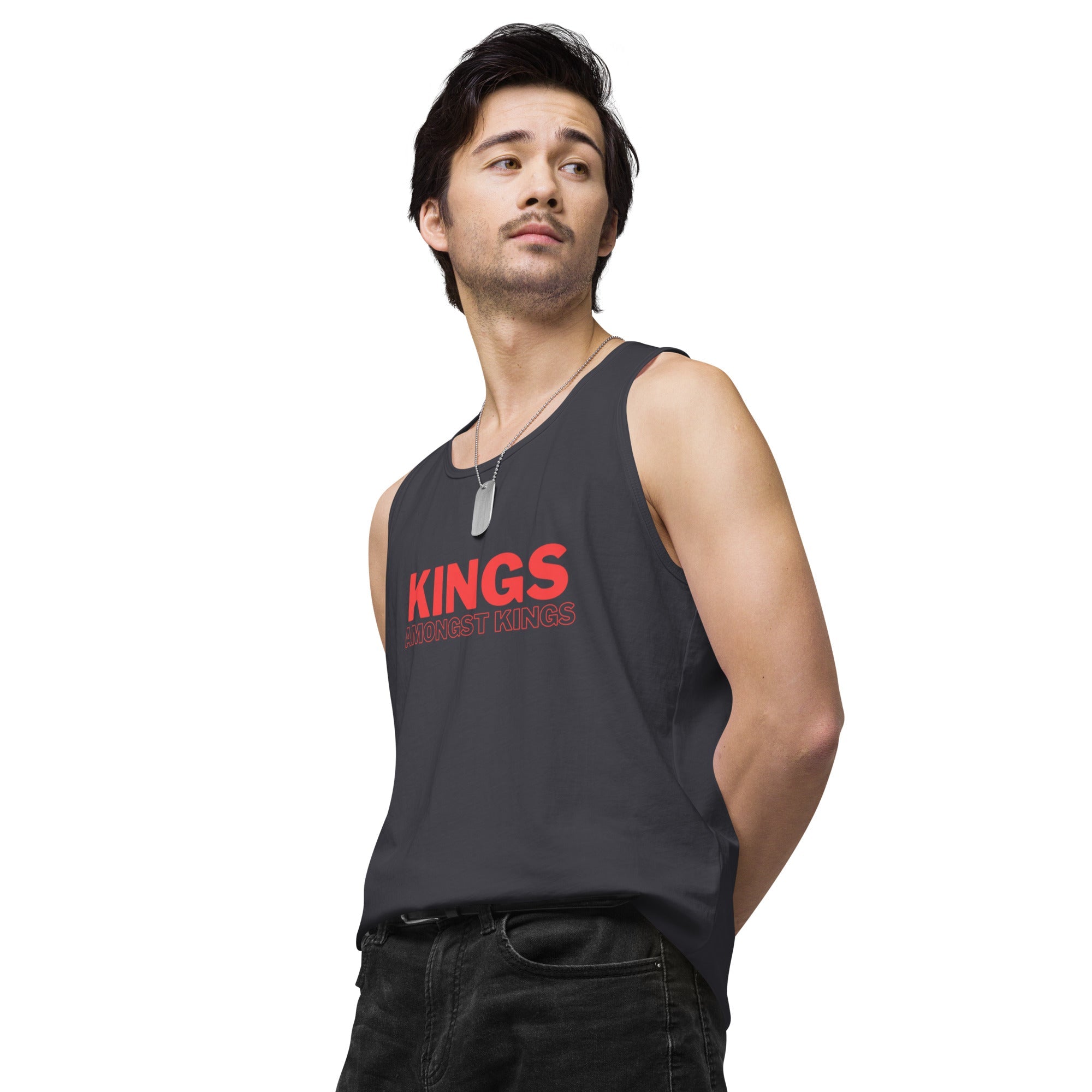 KINGS AMONGST KINGS Men’s premium tank top - MobbMall