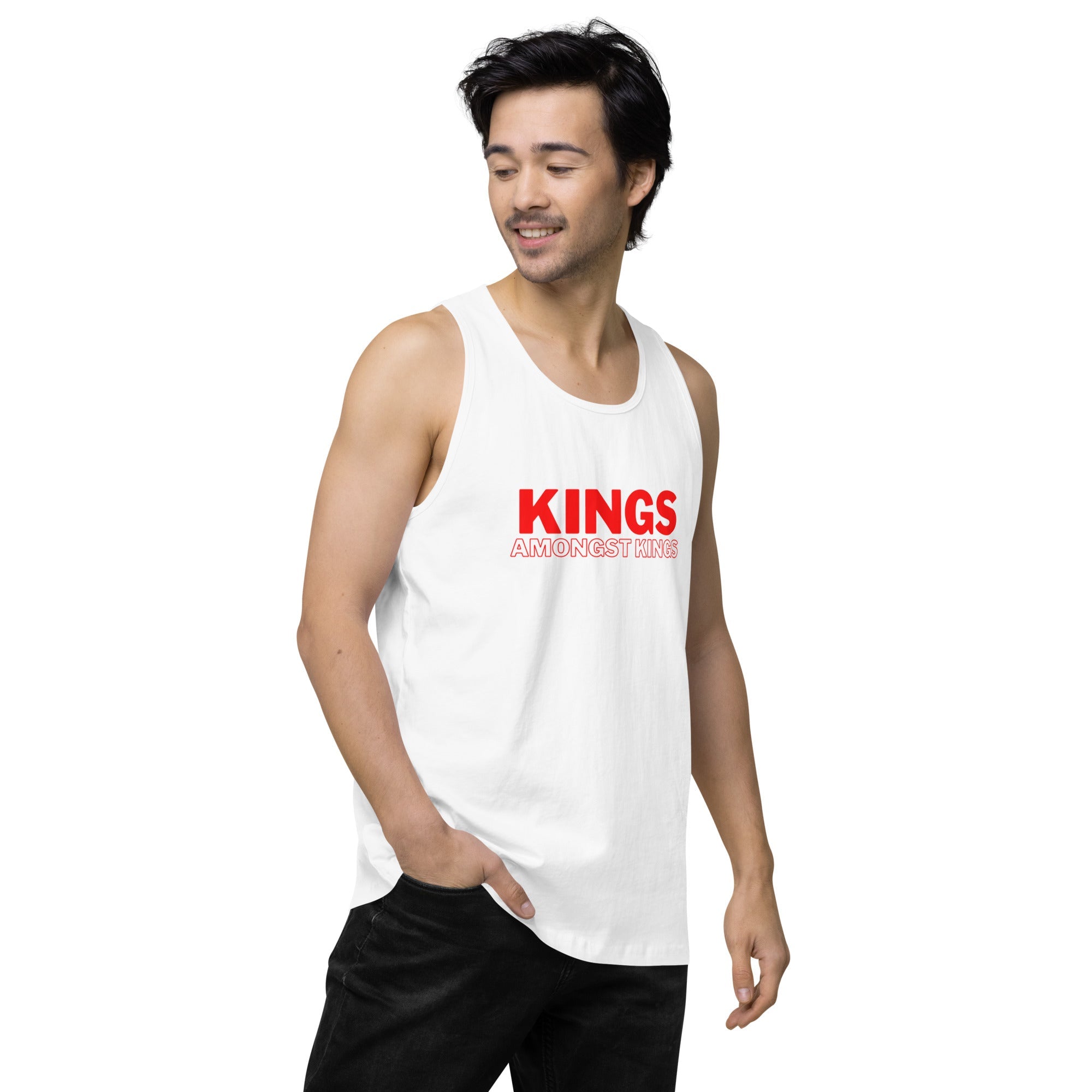 KINGS AMONGST KINGS Men’s premium tank top - MobbMall