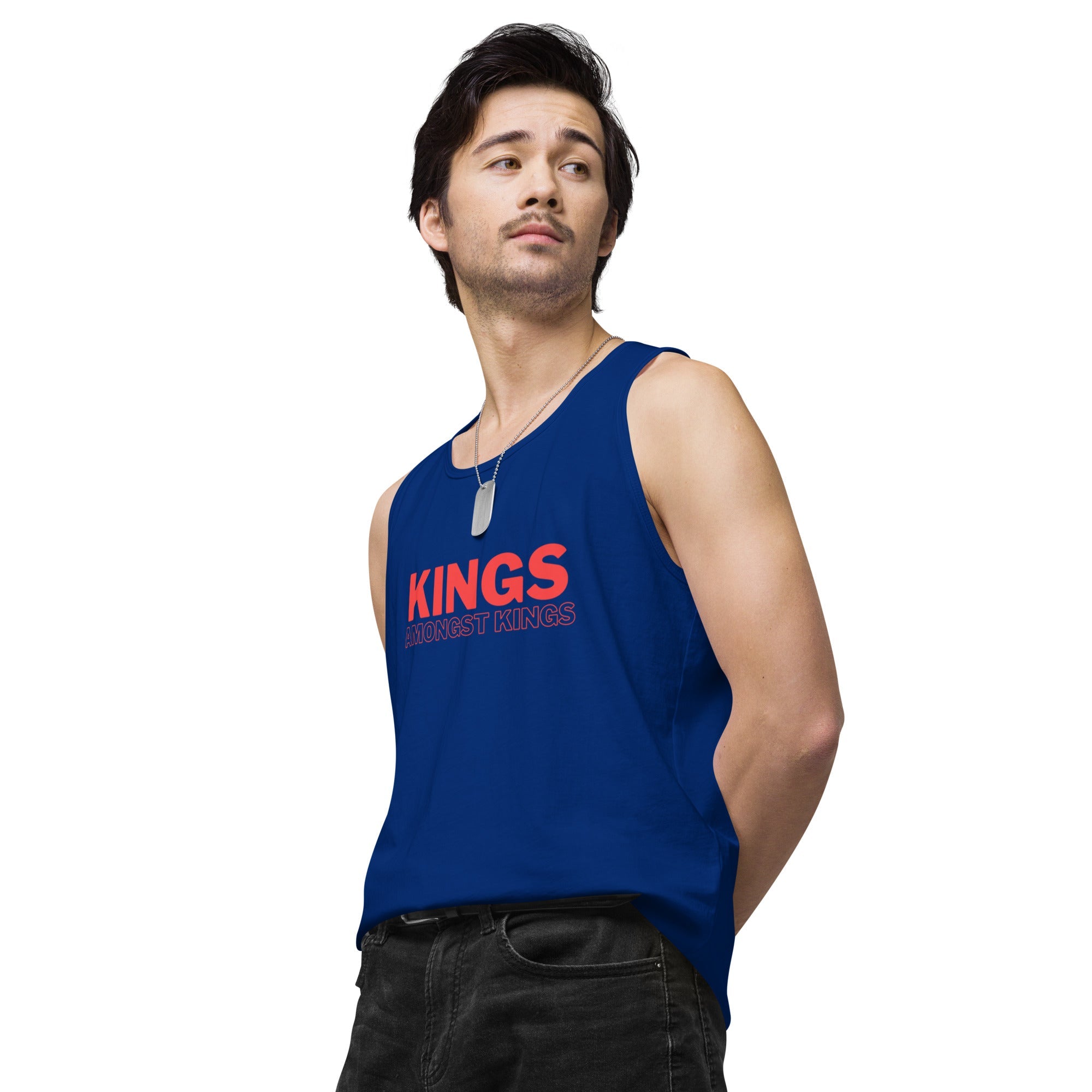 KINGS AMONGST KINGS Men’s premium tank top - MobbMall