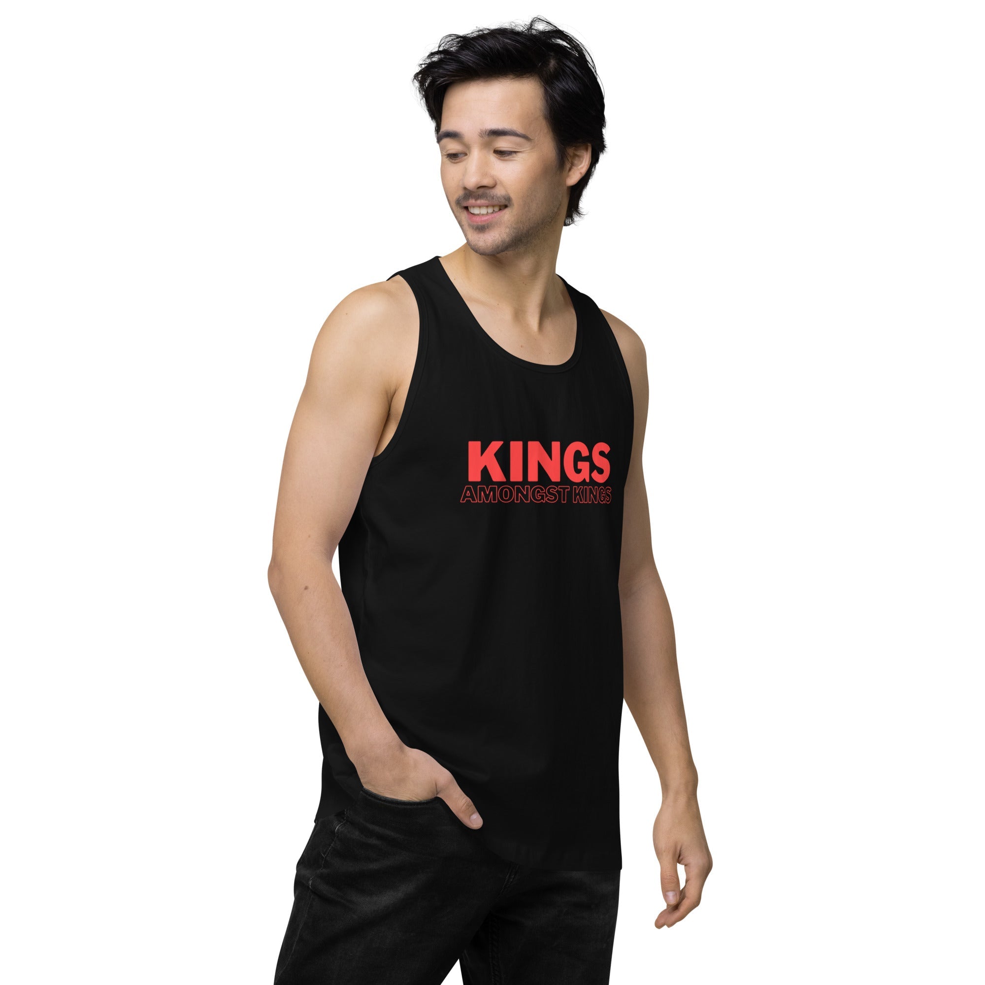 KINGS AMONGST KINGS Men’s premium tank top - MobbMall