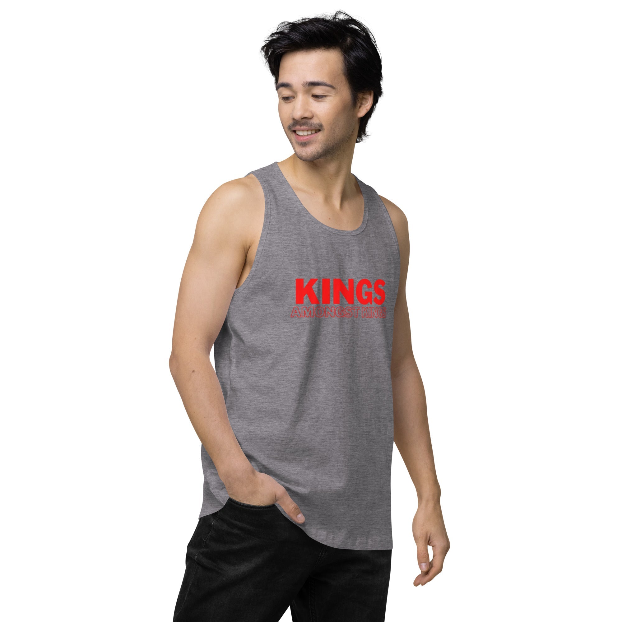 KINGS AMONGST KINGS Men’s premium tank top - MobbMall