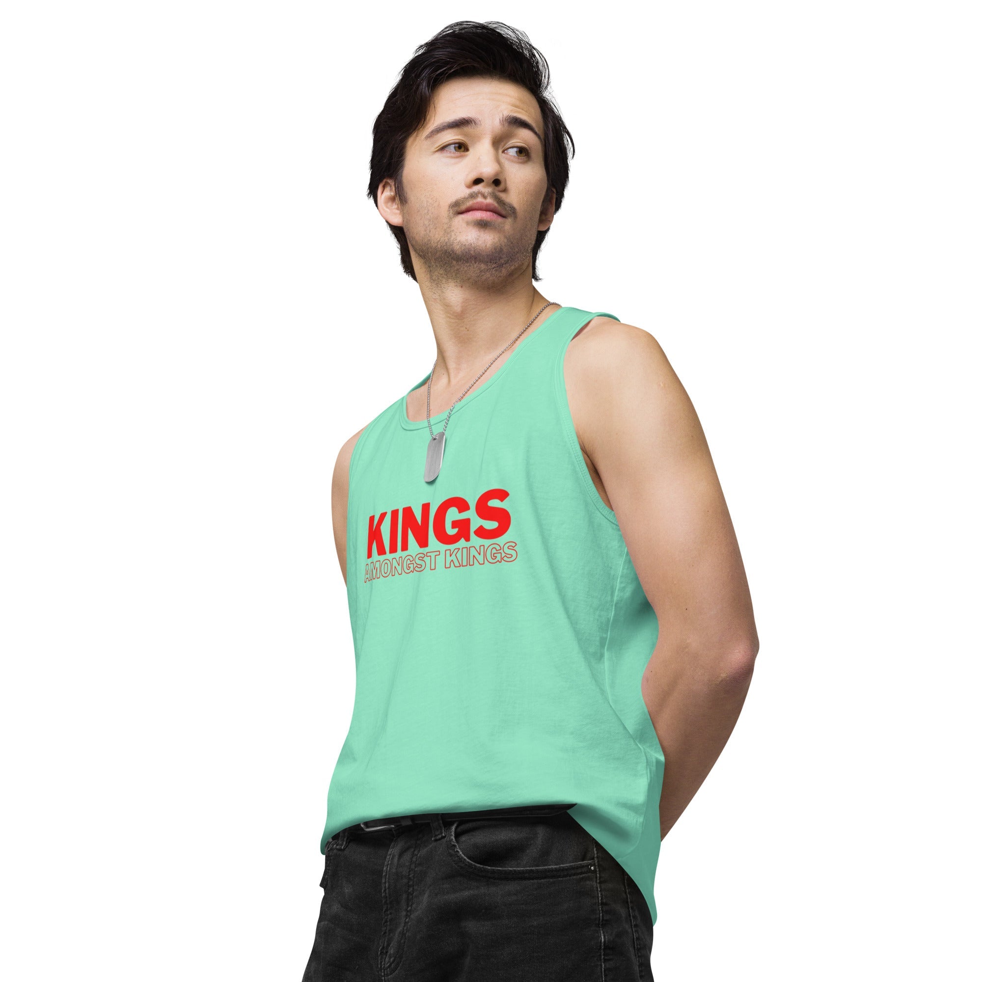 KINGS AMONGST KINGS Men’s premium tank top - MobbMall