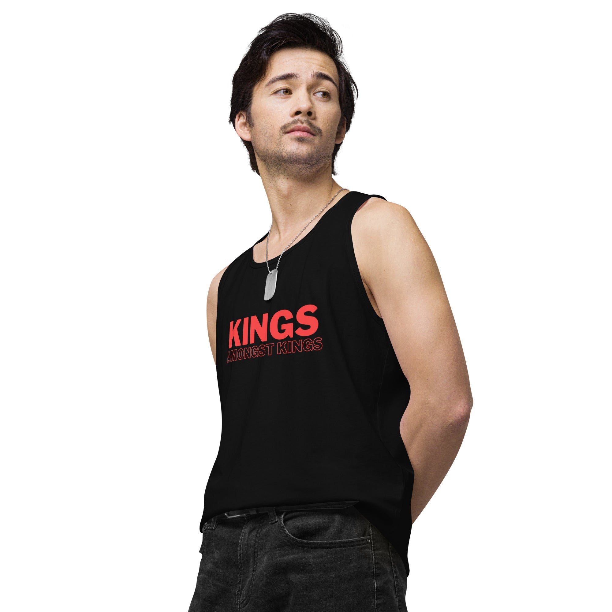 KINGS AMONGST KINGS Men’s premium tank top - MobbMall