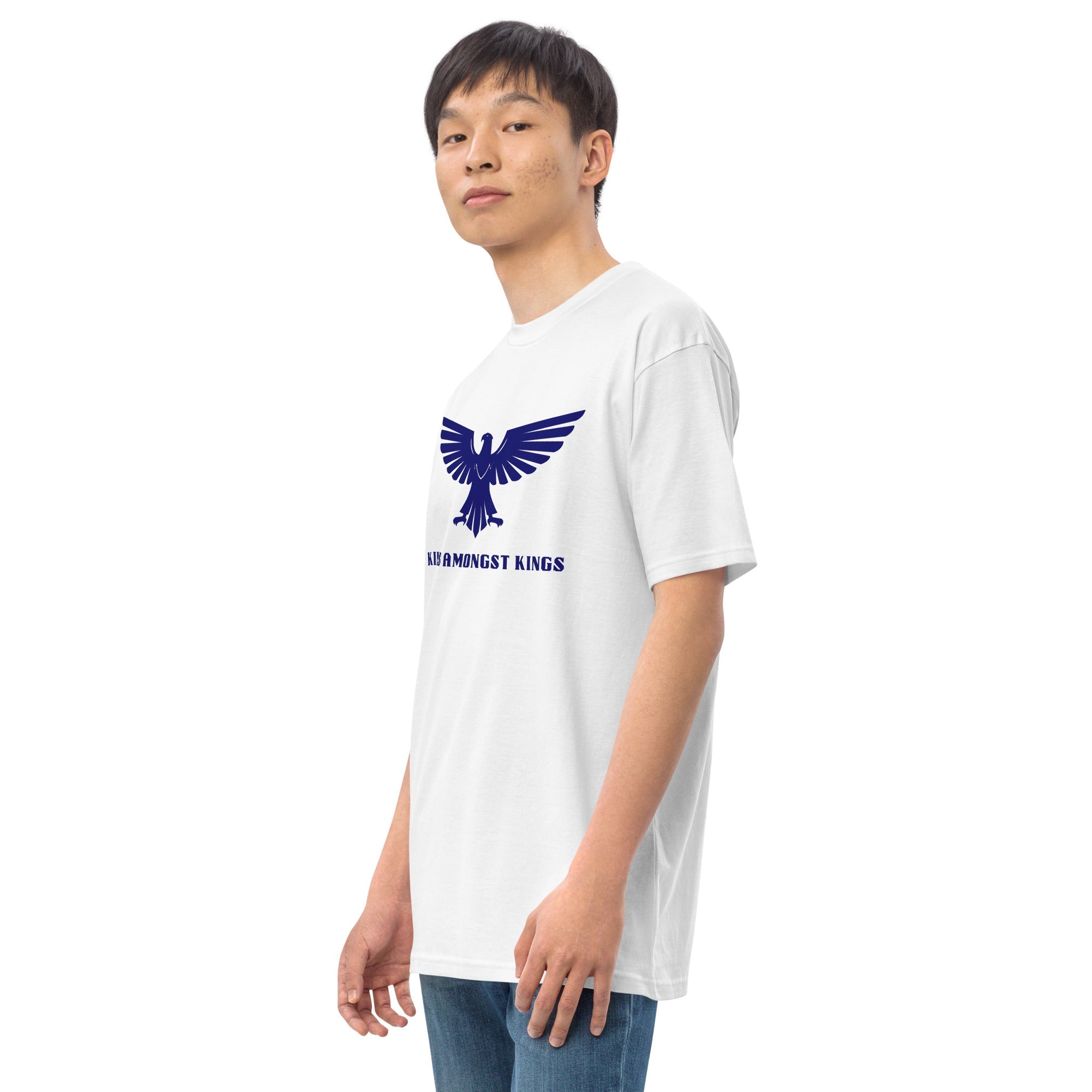 Midnight Blue Men’s premium heavyweight tee - MobbMall