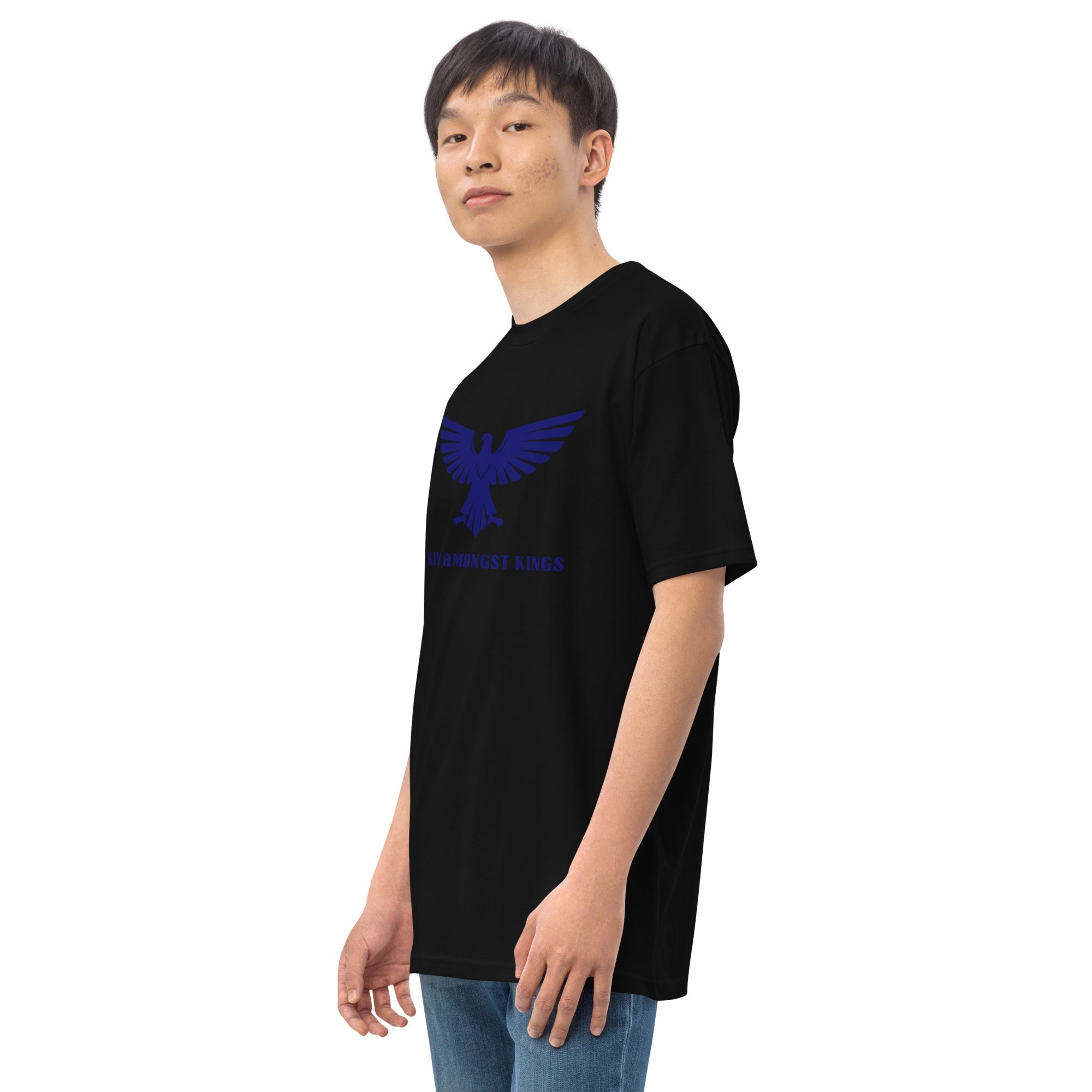 Midnight Blue Men’s premium heavyweight tee - MobbMall