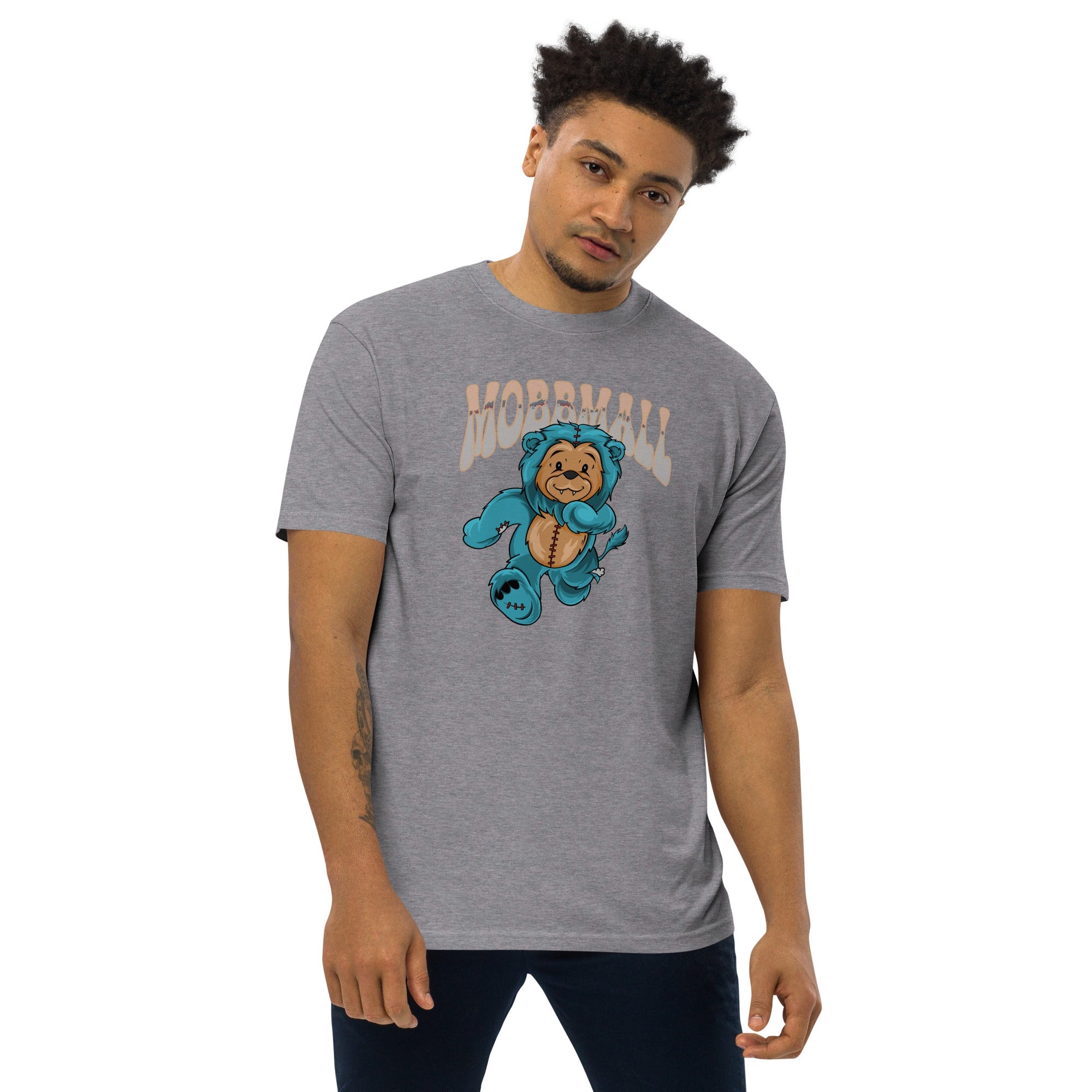 MOBB BEAR Men’s premium heavyweight tee - MobbMall