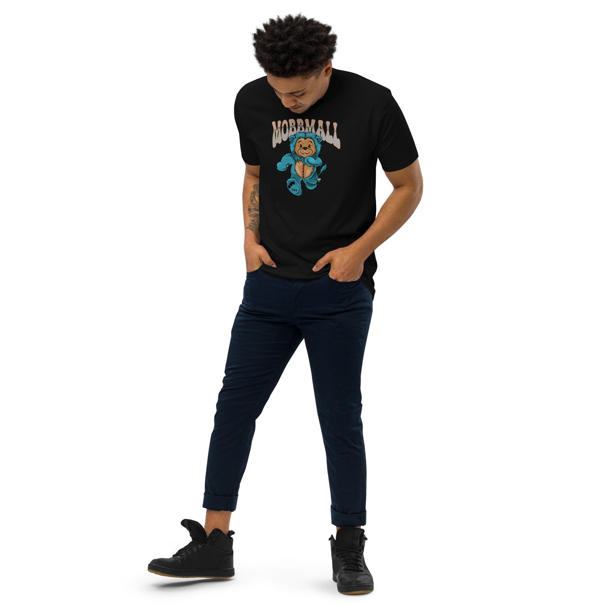 MOBB BEAR Men’s premium heavyweight tee - MobbMall