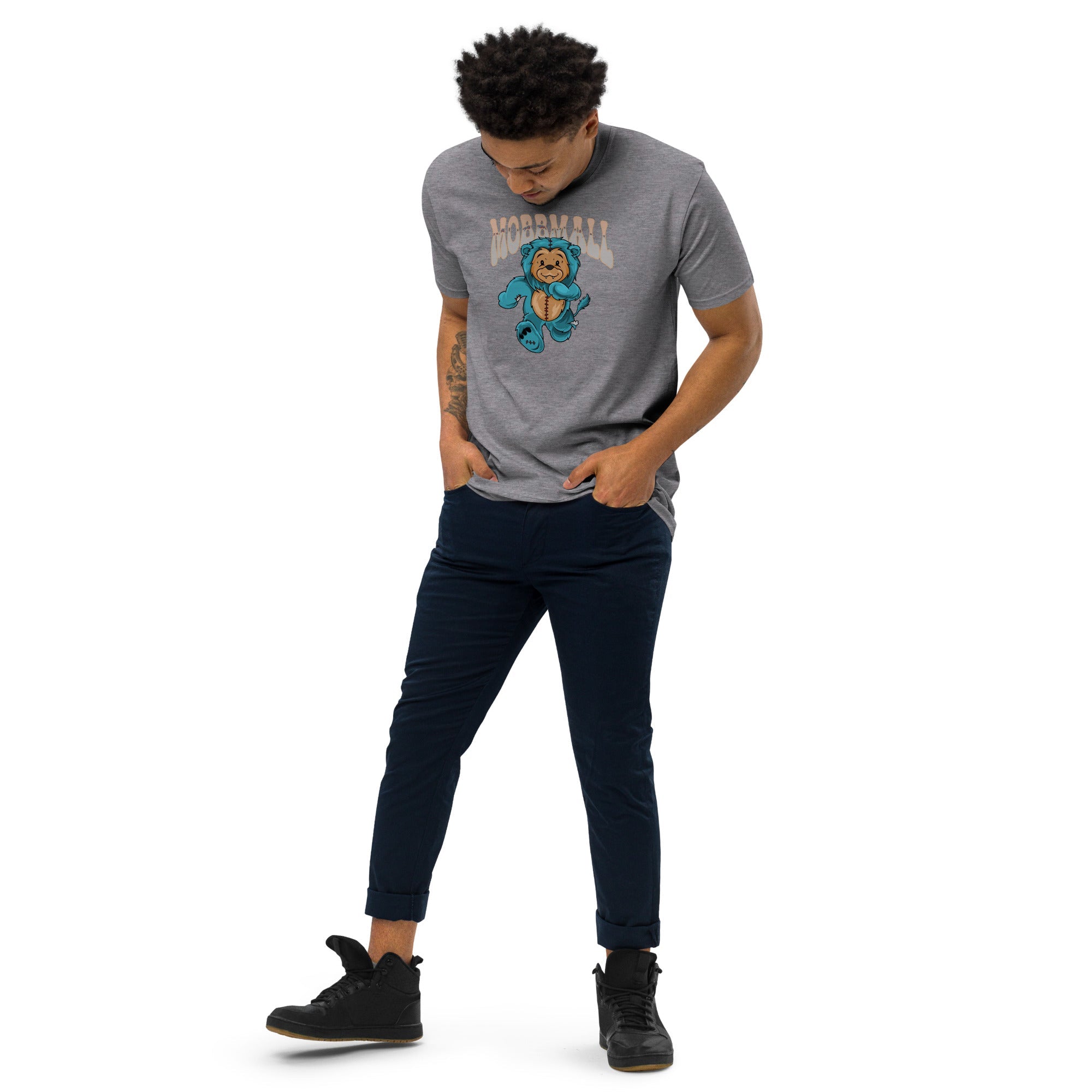 MOBB BEAR Men’s premium heavyweight tee - MobbMall