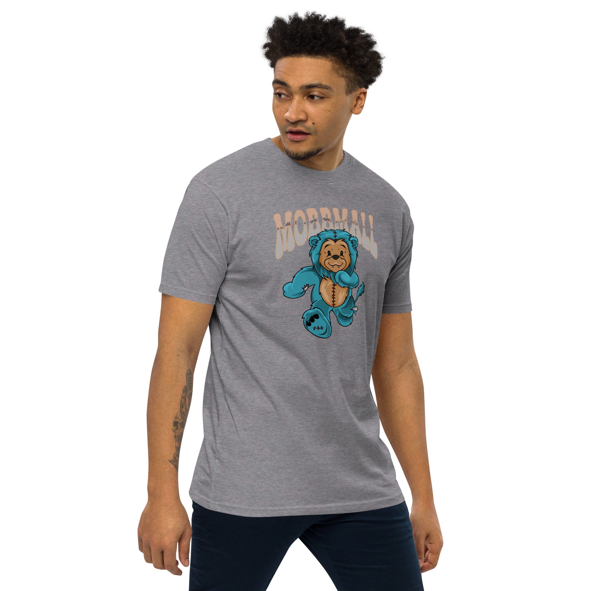 MOBB BEAR Men’s premium heavyweight tee - MobbMall