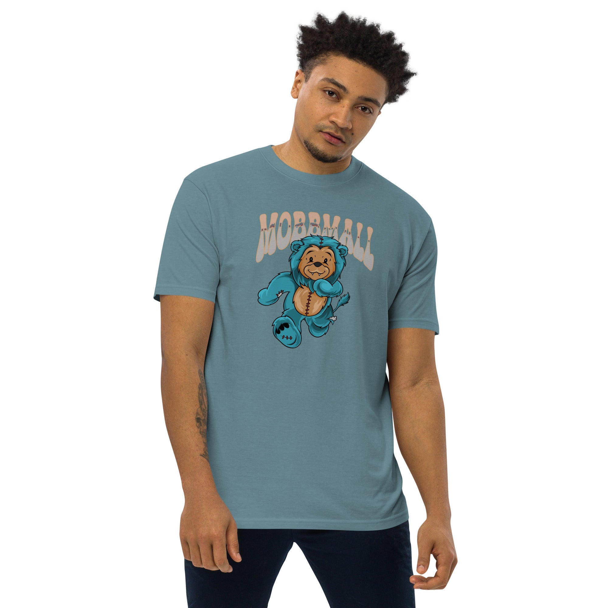 MOBB BEAR Men’s premium heavyweight tee - MobbMall