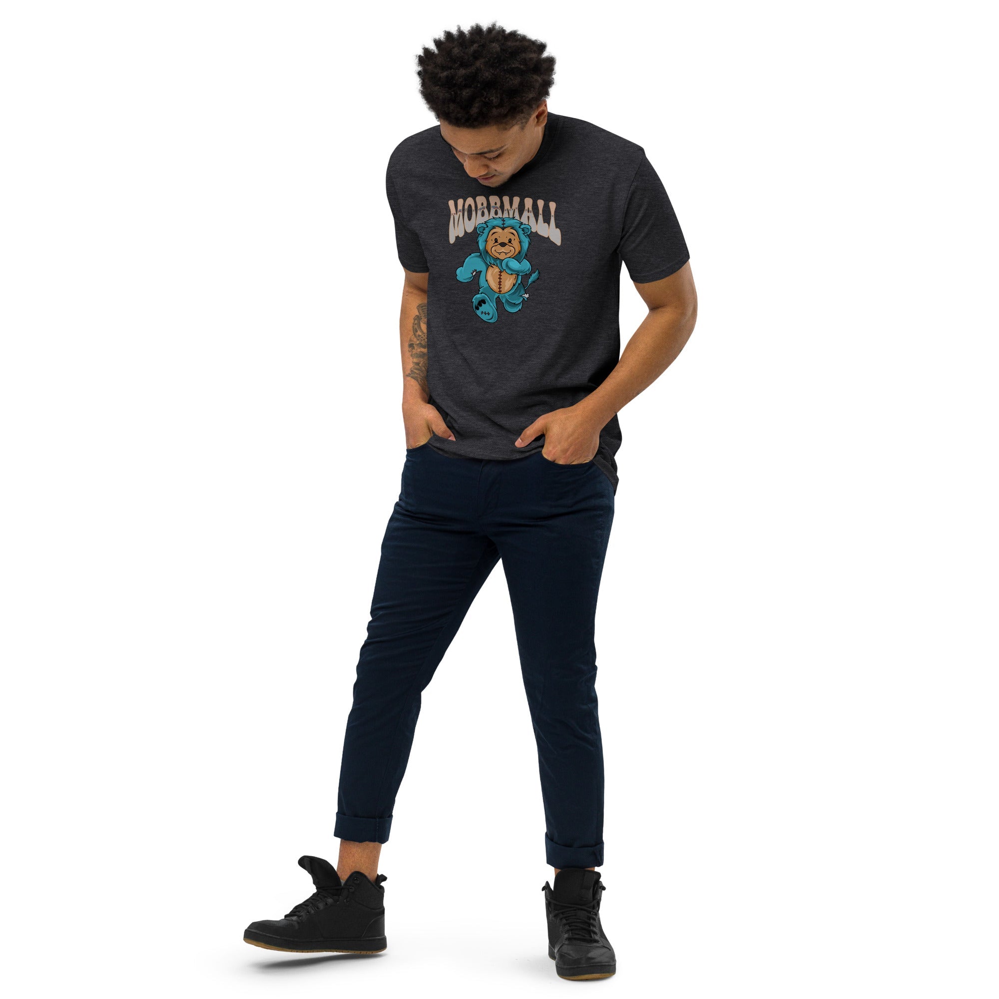 MOBB BEAR Men’s premium heavyweight tee - MobbMall