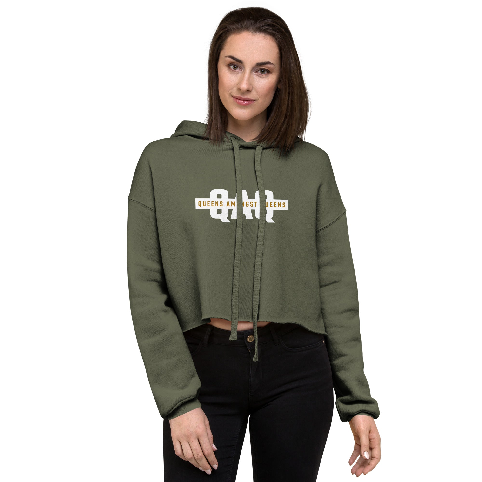 QAQ Crop Hoodie - MobbMall