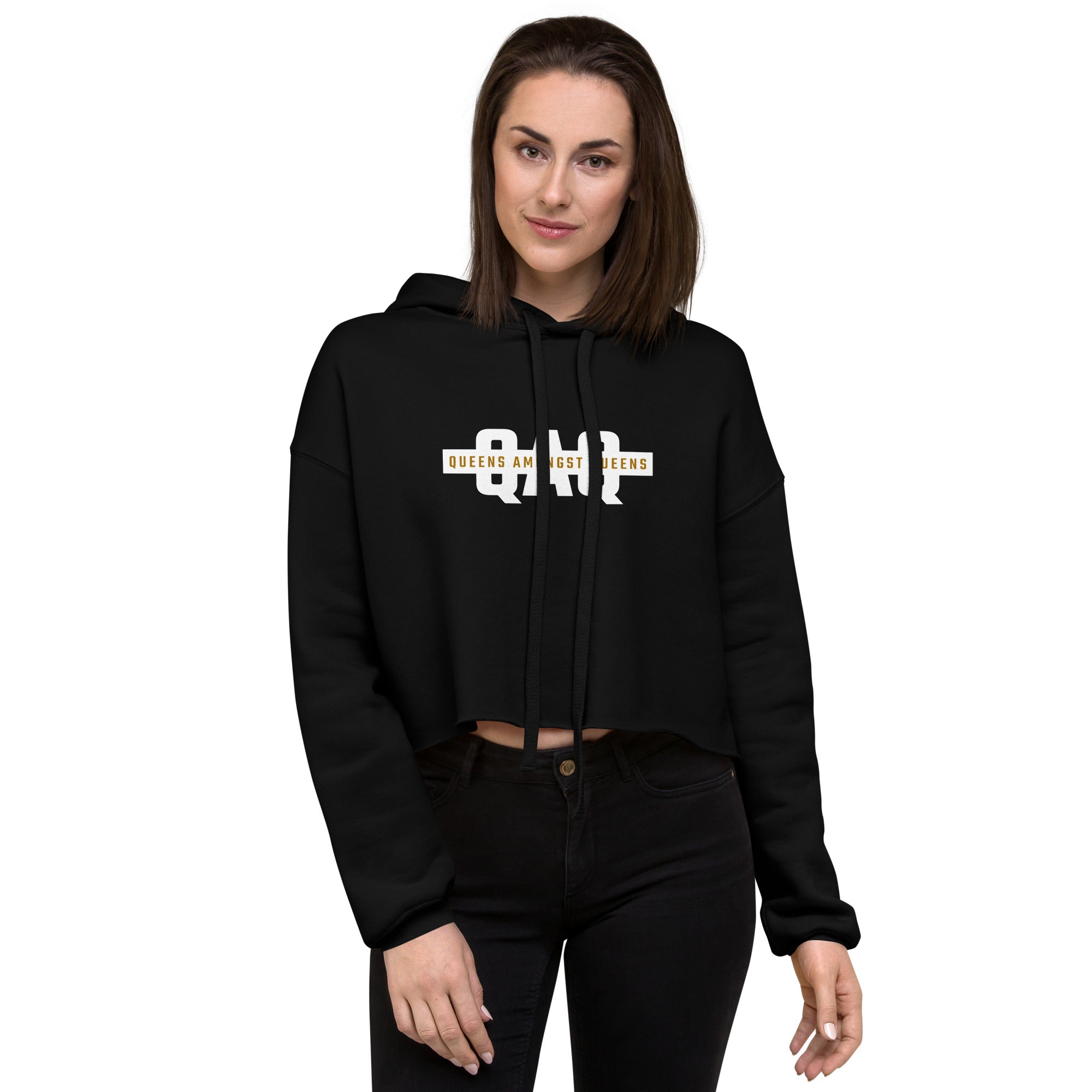 QAQ Crop Hoodie - MobbMall