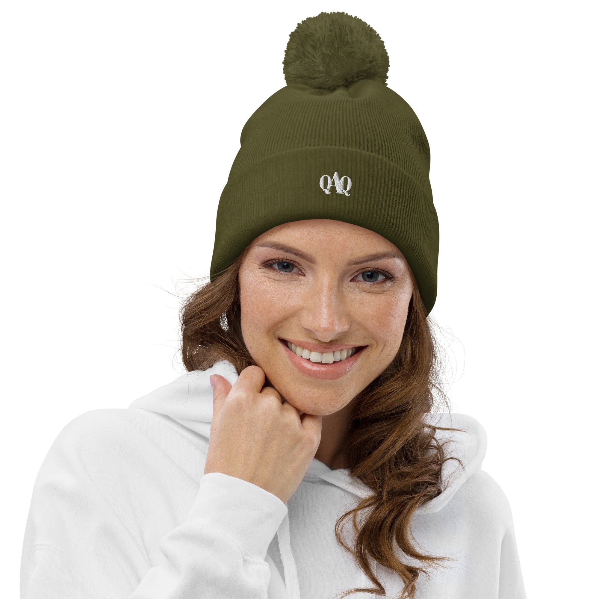 QAQ Pom pom beanie - MobbMall