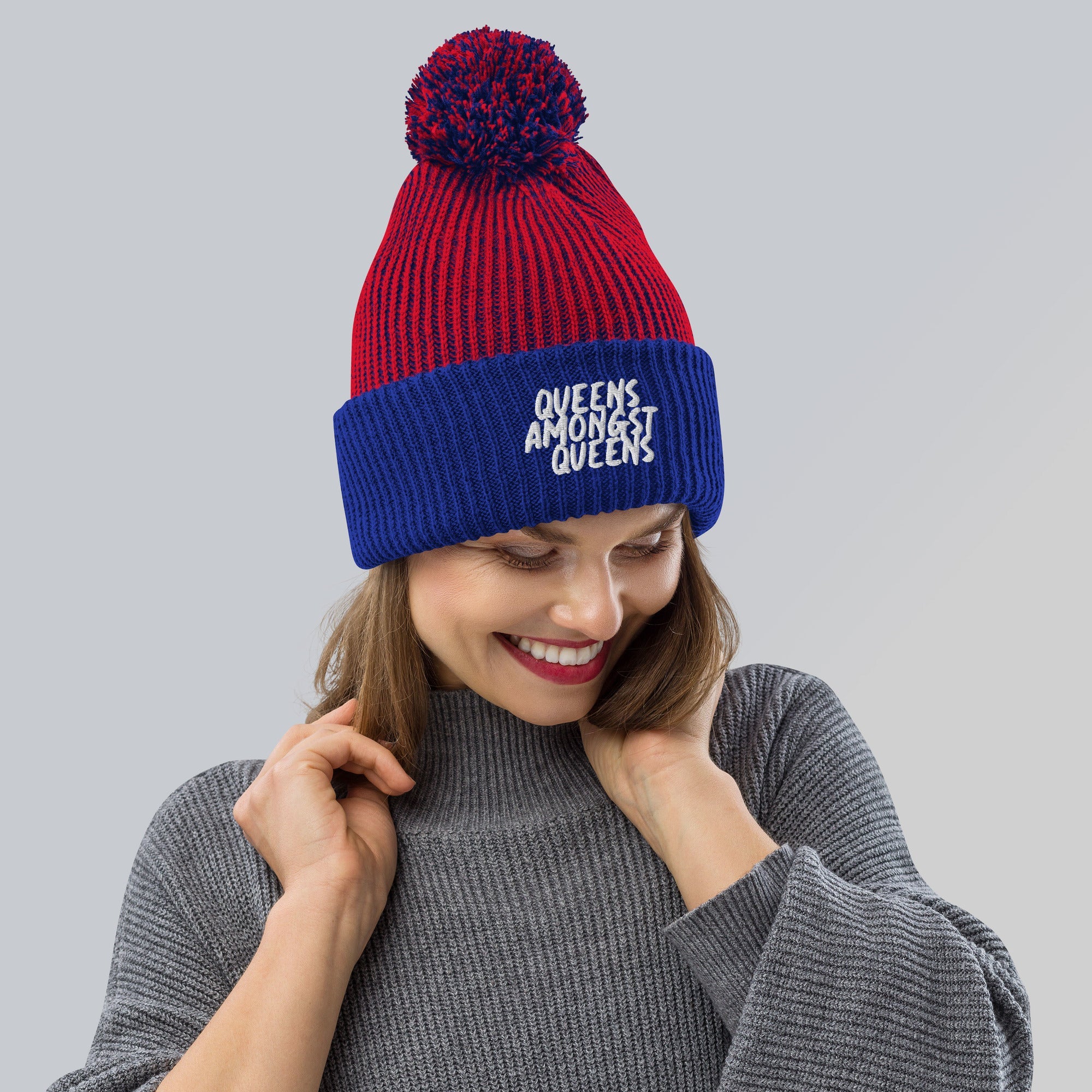 QAQ Pom-Pom Beanie - MobbMall